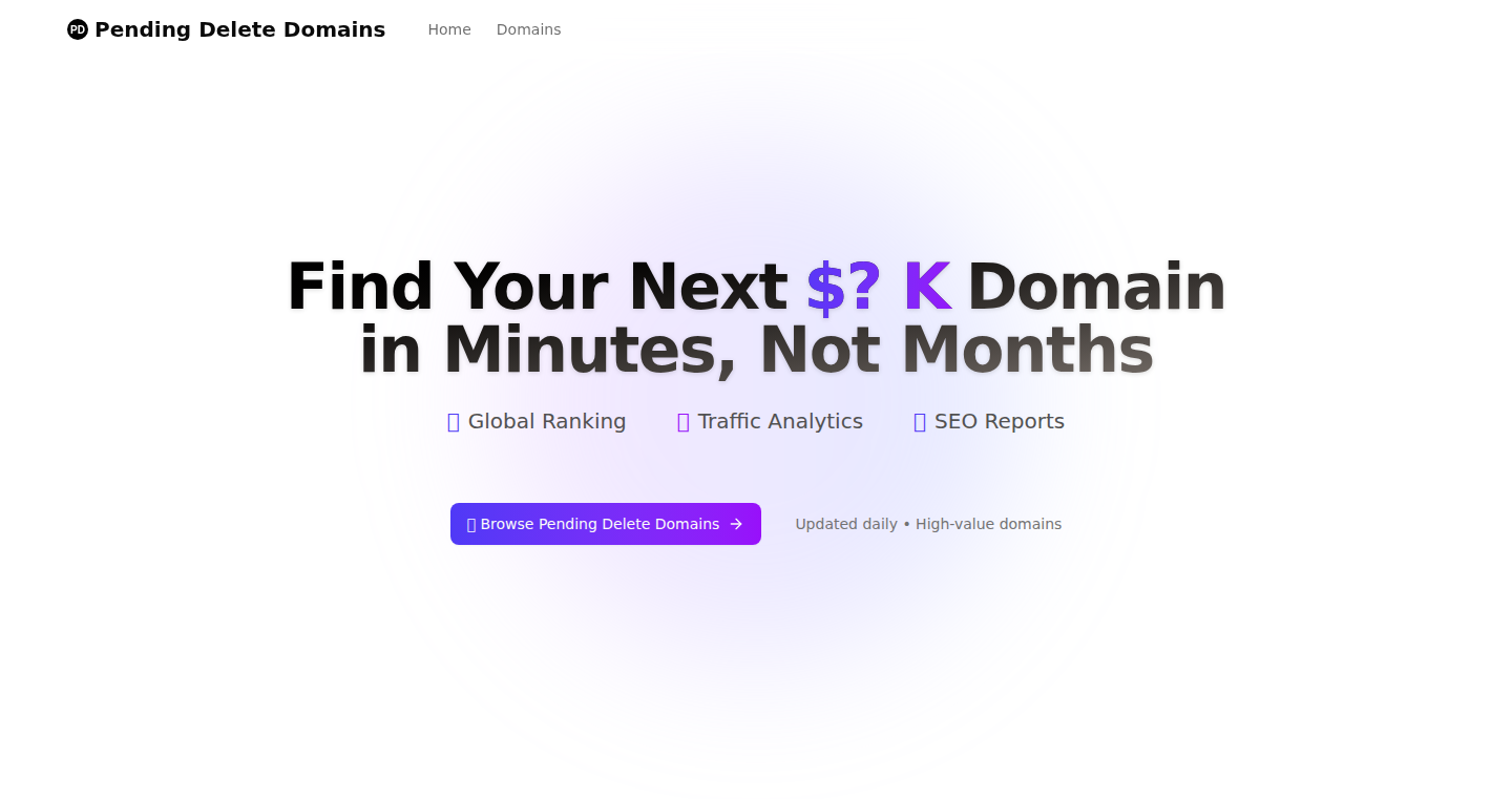 AI搭載、価値ある失効ドメイン探索ツール(PendingDelete Domains)