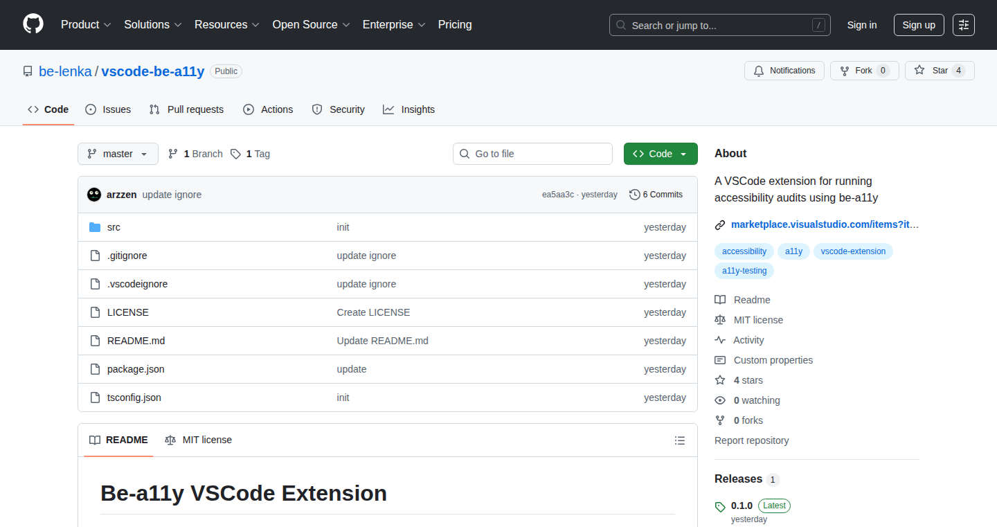 VSCode向けアクセシビリティチェッカー: a11yチェッカー by beledev