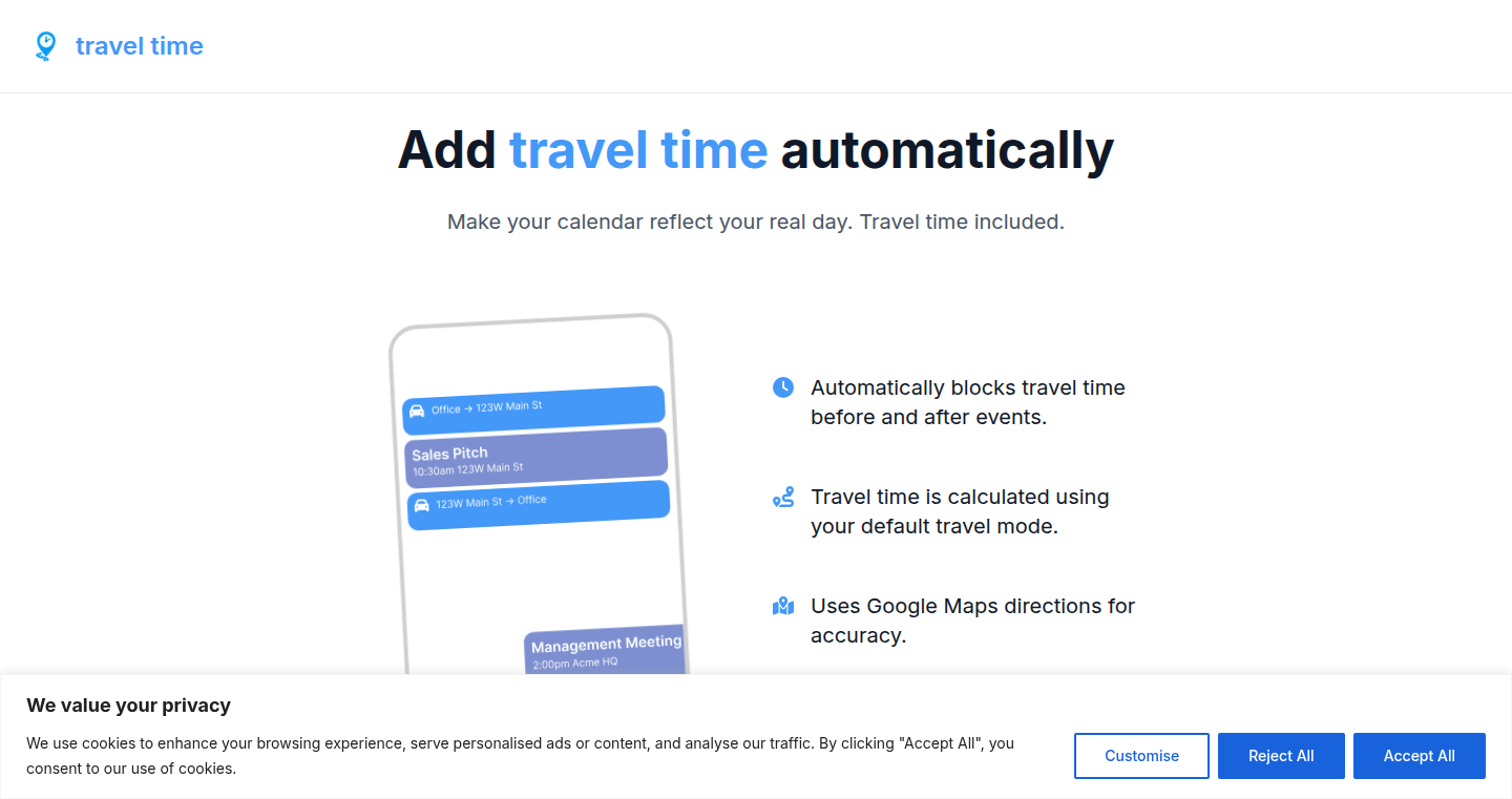 AddTravelTime: Googleカレンダーの移動時間を自動で追加するツール