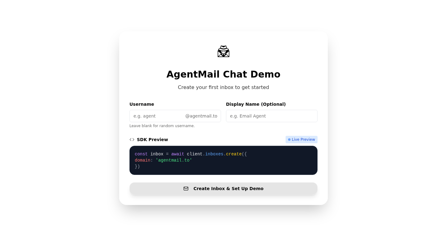AgentMail - AIエージェントのためのAPIファースト型メールインフラ