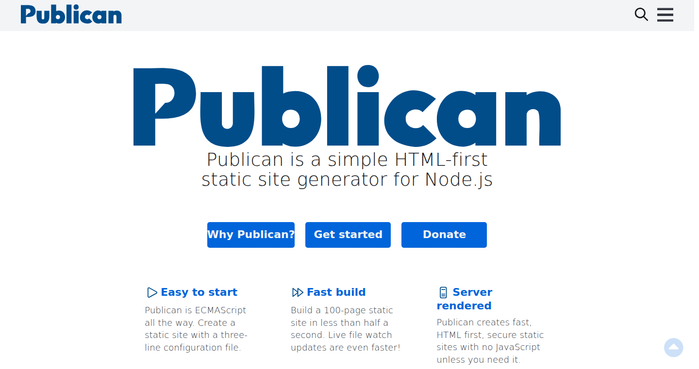 Publican:HTMLを第一に考えた、高速静的サイトジェネレーター