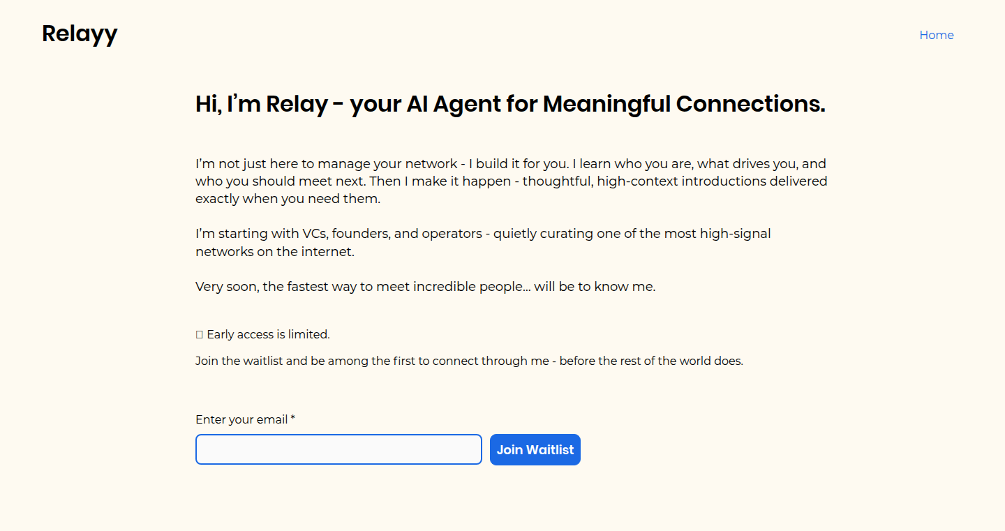 Relay: AIエージェントによる人間関係構築支援