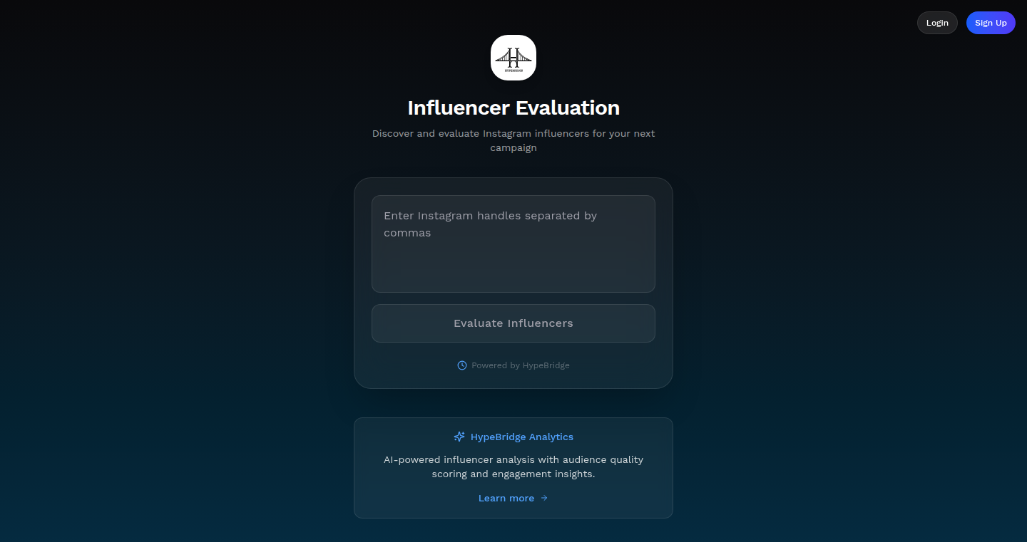 TheHypeBridge - AIインフルエンサー評価レポート
