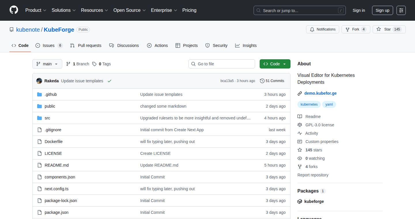 KubeForge: Kubernetes YAML ビジュアルエディター