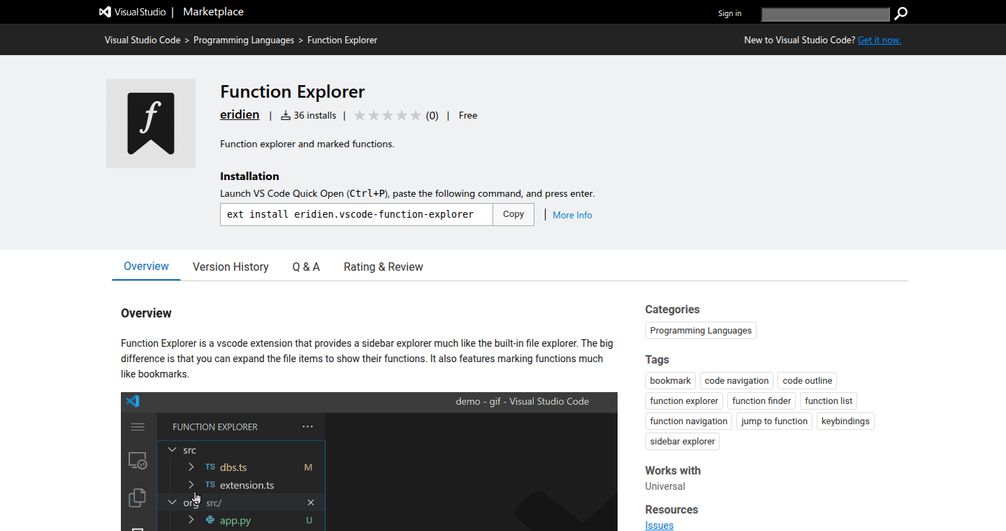 ファンクション・エクスプローラー - コードの深淵を覗き込むVSCode拡張機能