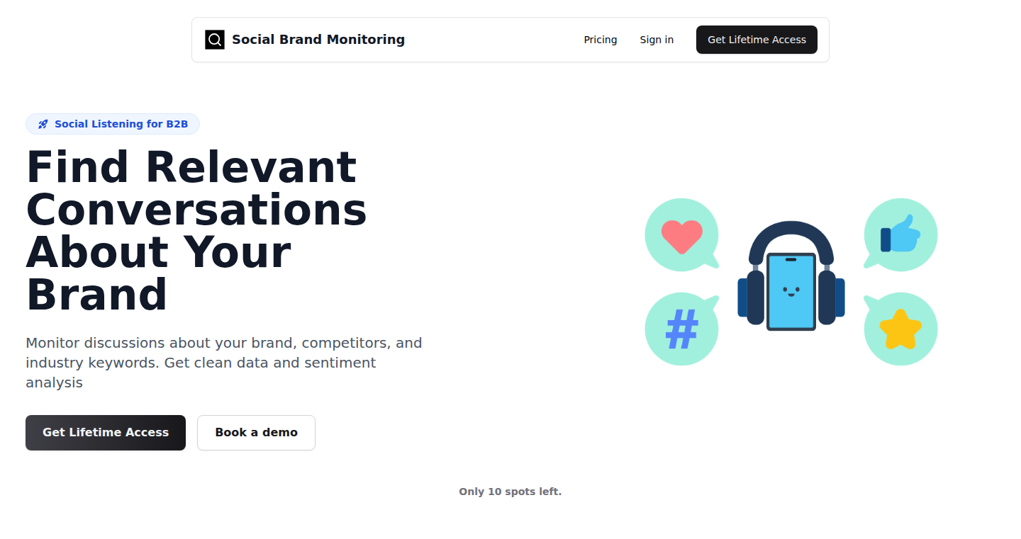 ブランド関連会話発見Webサイト (Brand Conversation Finder)
