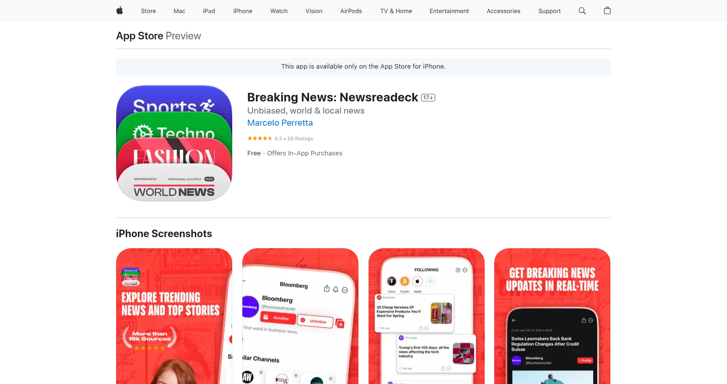 Newsreadeck:世界中のニュースをシームレスに届けるパーソナライズニュースアプリ