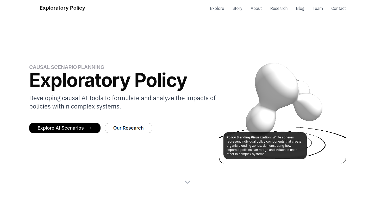 Exploratory Policy - 政策シミュレーションプレイグラウンド