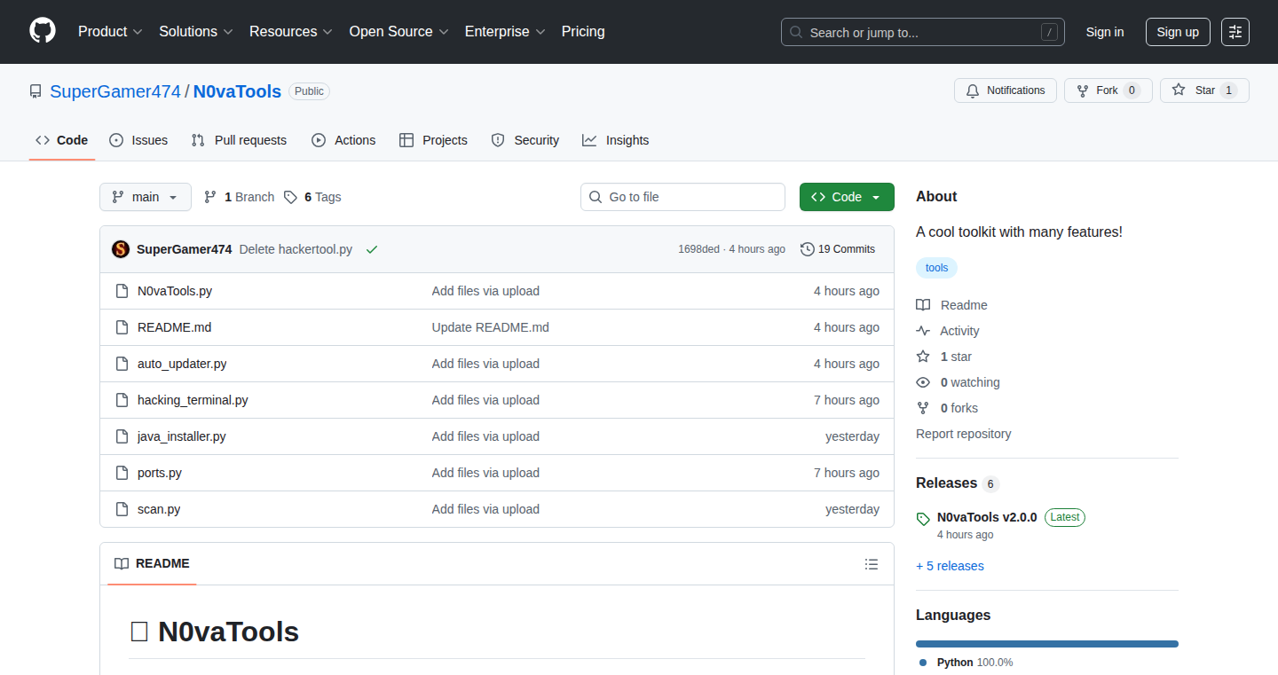 HackerTool - 小さなツールキット、実用機能と愉快なコマンド搭載