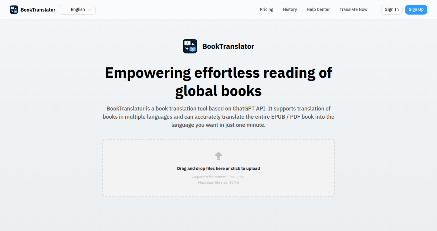 BookTranslator - GPT-4o を活用した、EPUB/PDF 全体翻訳ツール