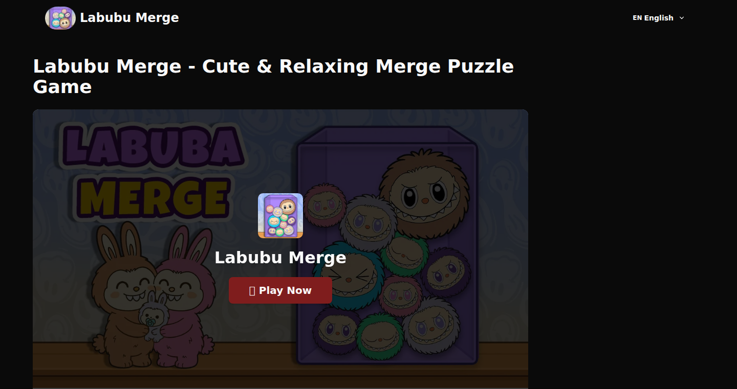 Labubu Merge - キュートでリラックスできるマージパズルゲーム