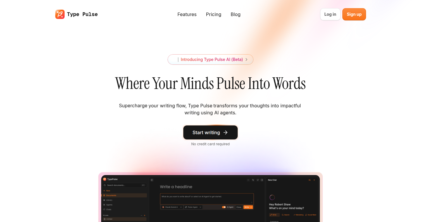 Type Pulse AI - AIを活用した文章作成ブーストツール