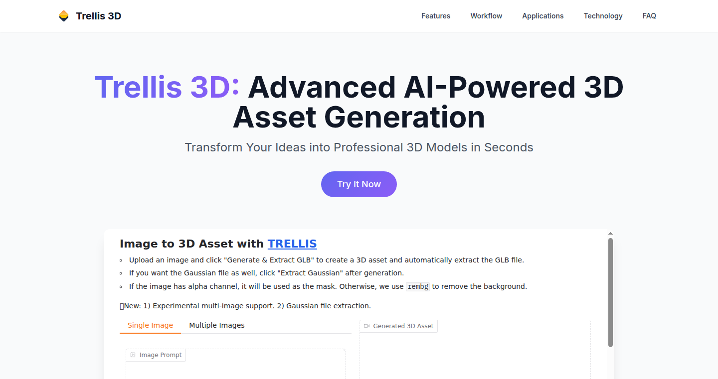 テキストや画像から高品質3Dアセット生成ツール