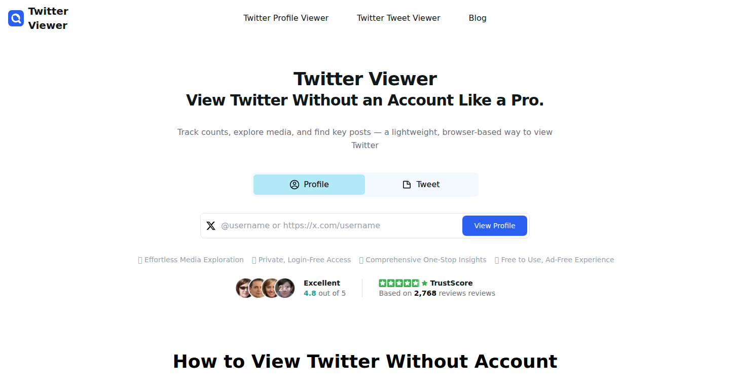 Twitter 見聞録 - アカウント不要のTwitterコンテンツ閲覧・ダウンロードツール