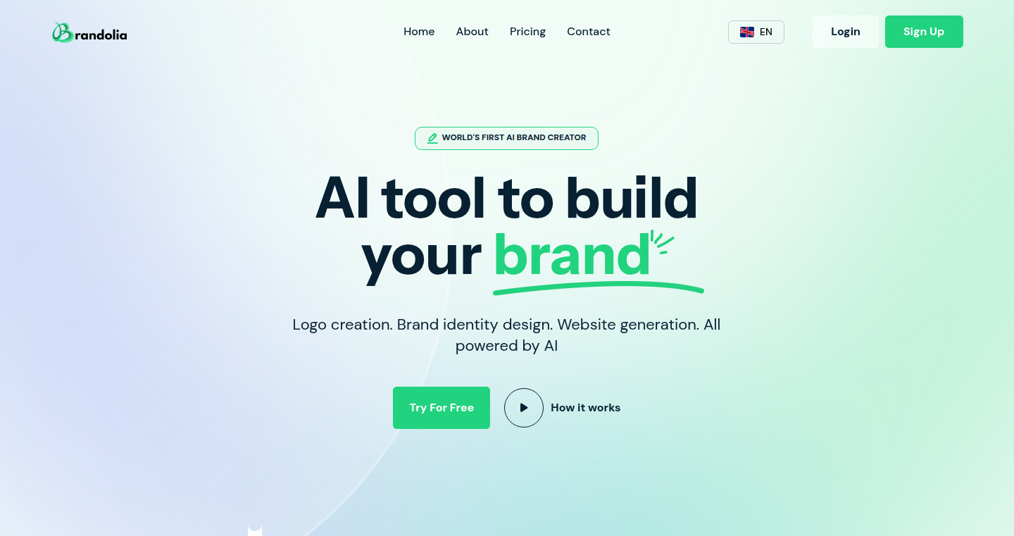 Brandolia: AIを駆使した爆速ブランド構築プラットフォーム