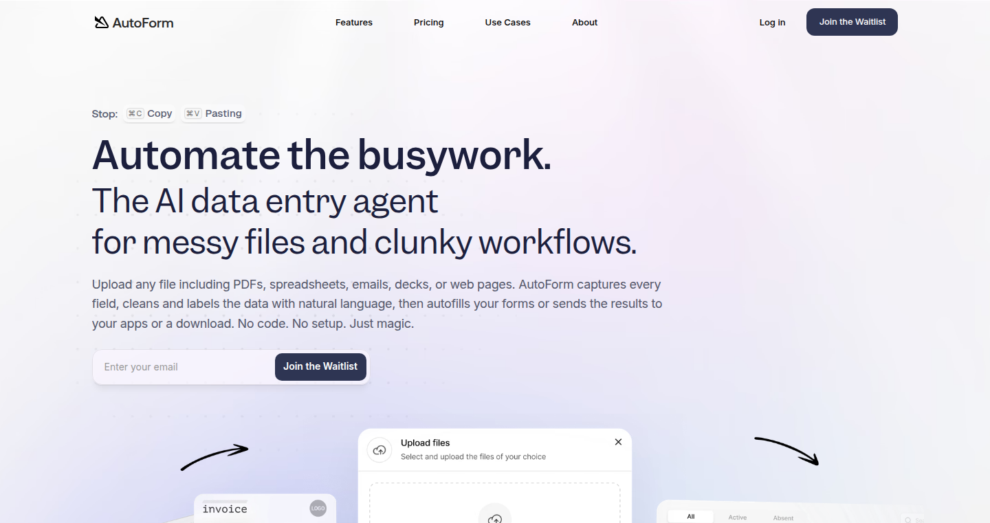 AutoForm:AIで混沌としたデータ入力の世界を制覇