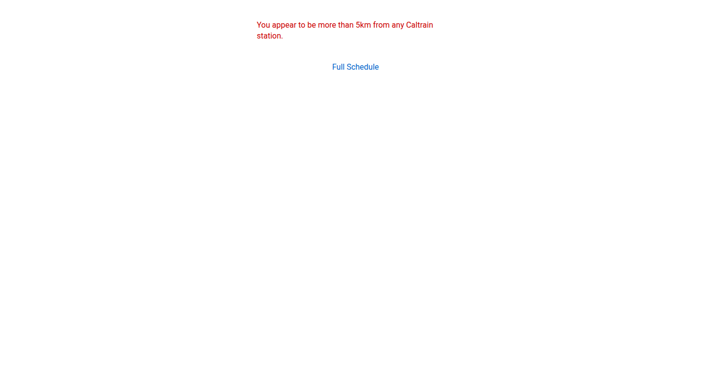CaltrainNext - 次の列車はいつ?ミニマリストWebアプリ