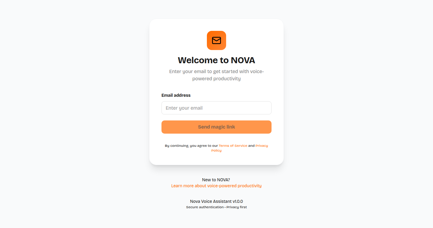 Nova – 日常アプリを声で操作するAIエージェント