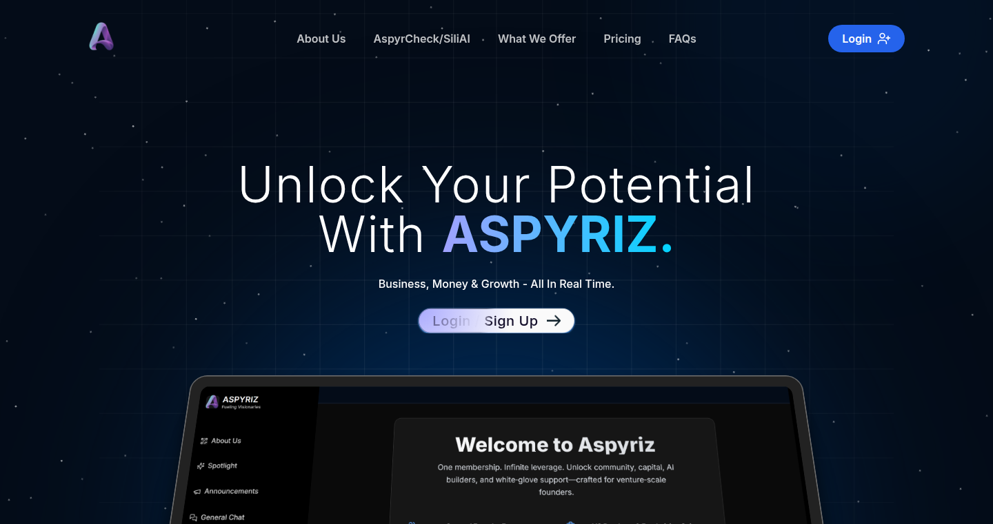 Aspyriz - AI駆動型MVP高速構築プラットフォーム