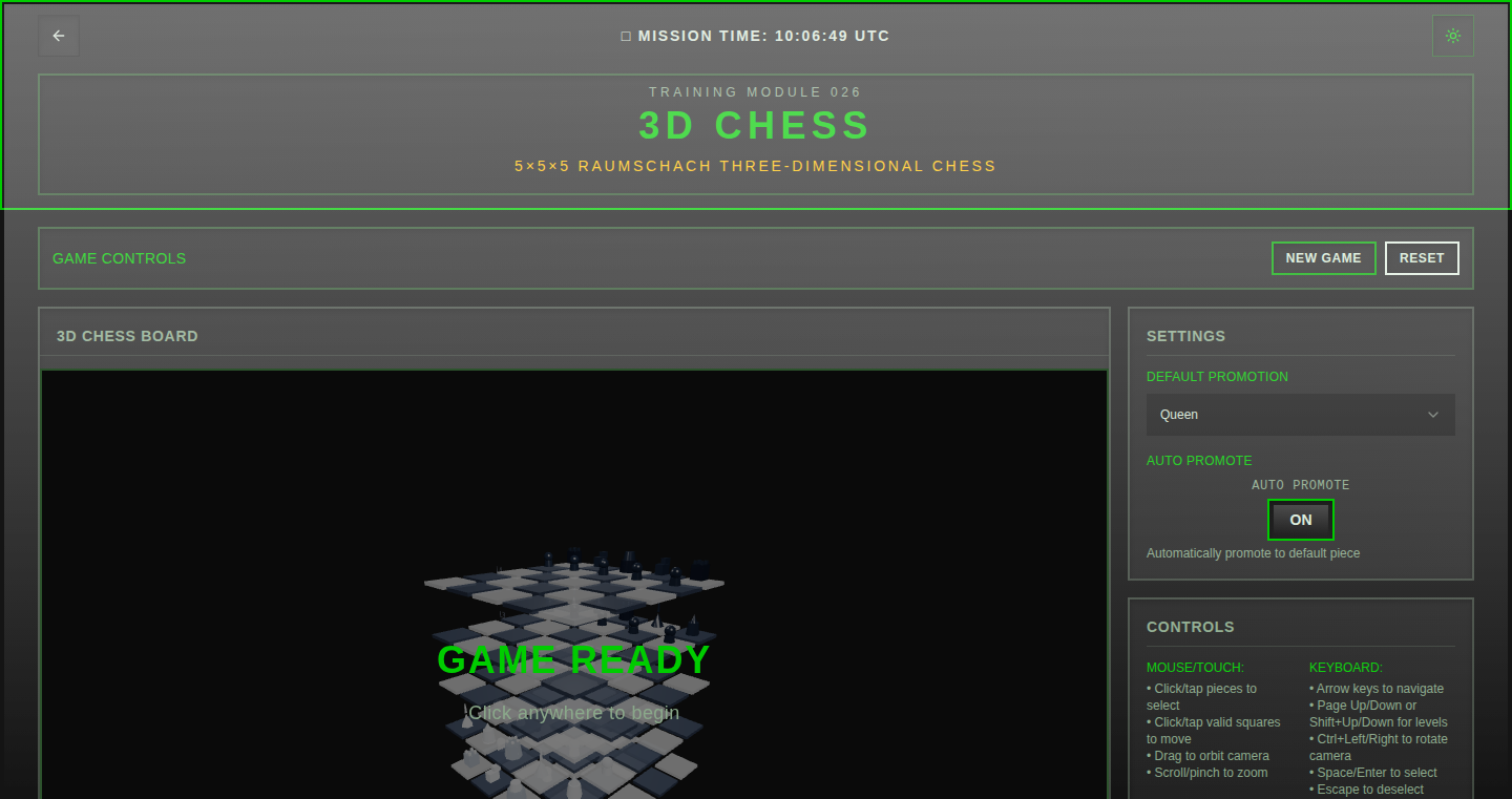 3D Chess - 次元を超えたチェスの新体験