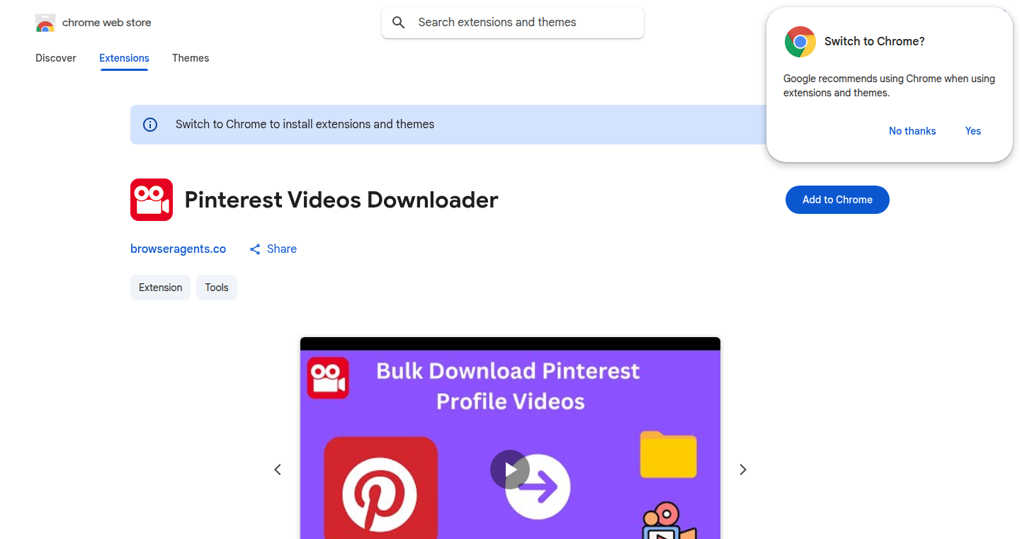 Pinterest画像・動画一括ダウンロードツール - PinGrab