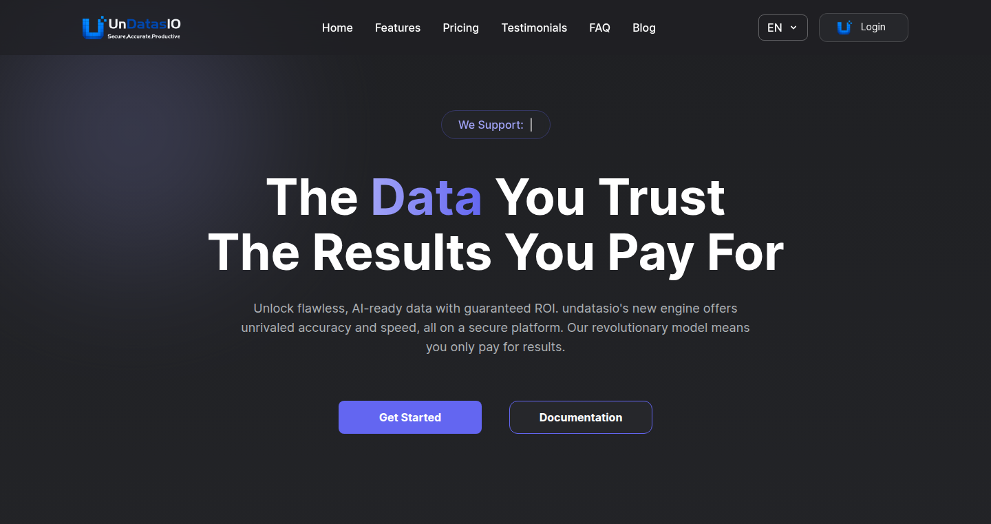 Undatas.io: ドキュメントAI、品質の高いデータにのみ課金