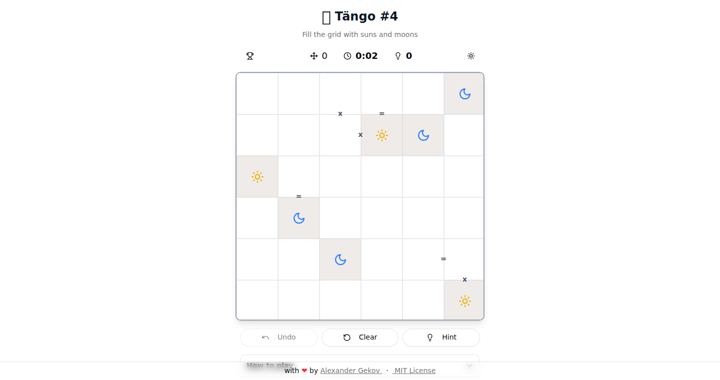 Taengo:無限に遊べるバイナリーパズルゲーム