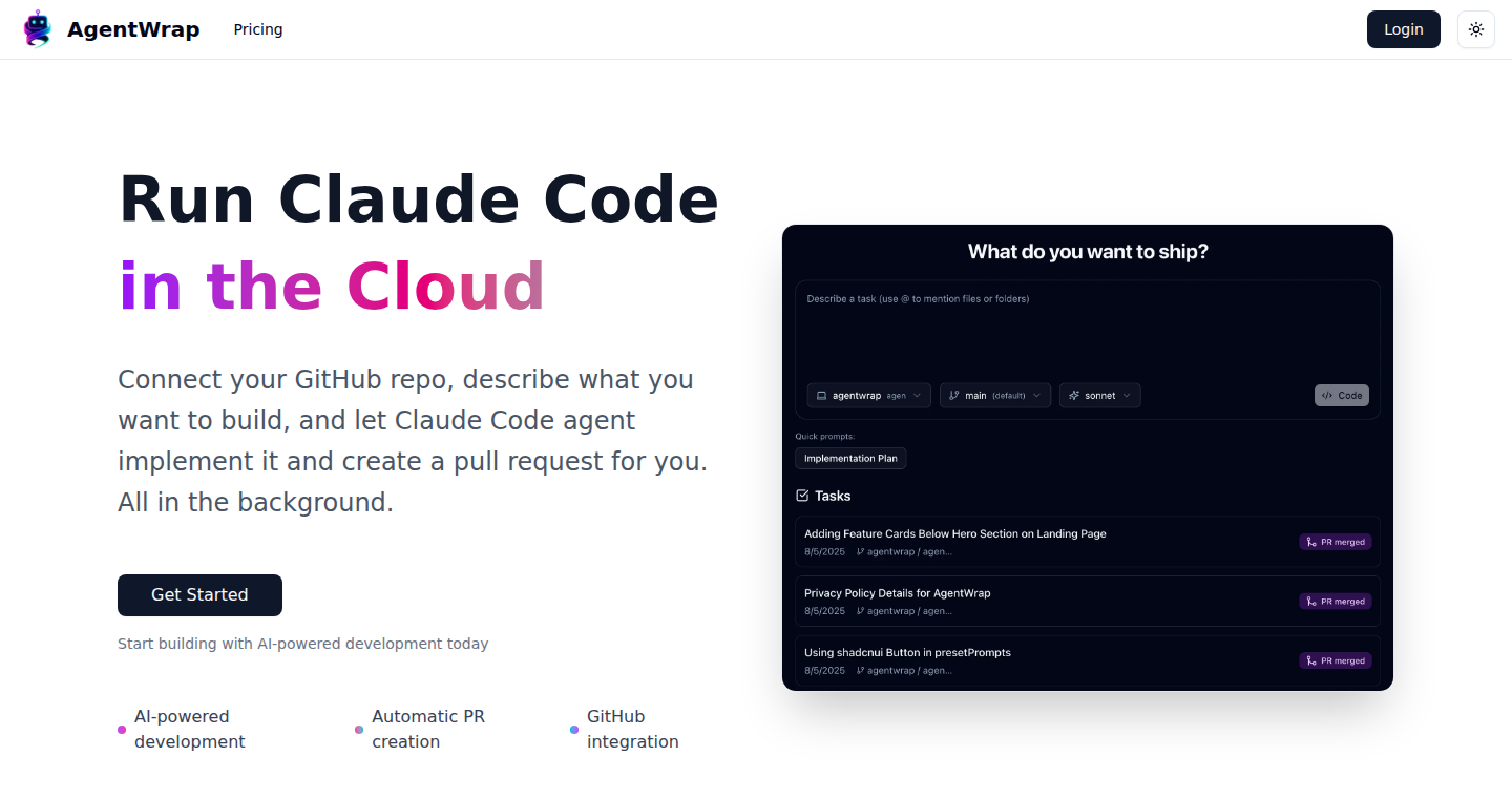 CloudClaudeRunner - クラウドで動くClaude Code実行サービス