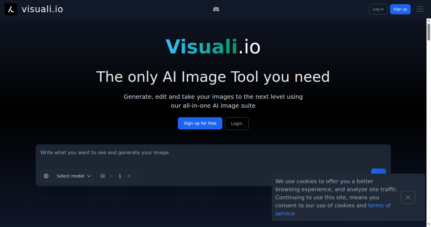 Visuali.io - プロンプト駆動型キャンバス画像編集ツール