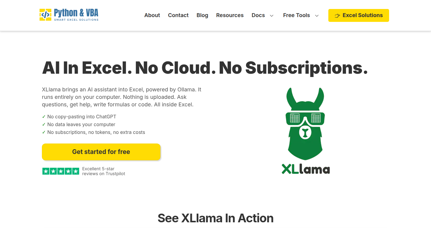 XLlama: ExcelでローカルLLMを動かす