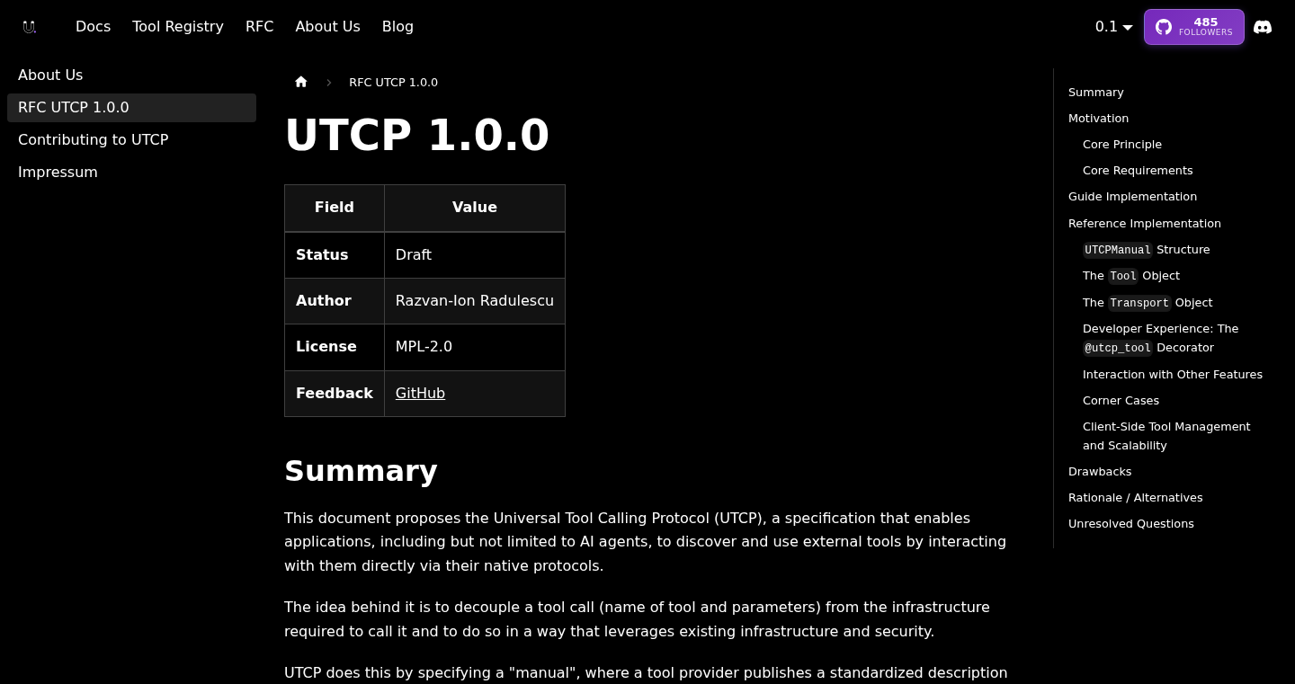 安全なツール呼び出しのためのOpen-sourceプロトコル