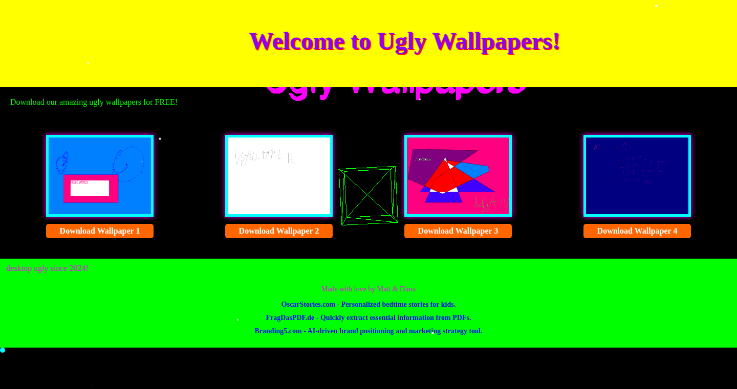 Ugly Wallpaper Generator (醜い壁紙生成器)
