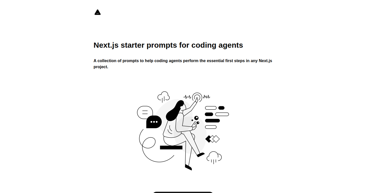 コーディングエージェントのためのNext.jsスタータープロンプト