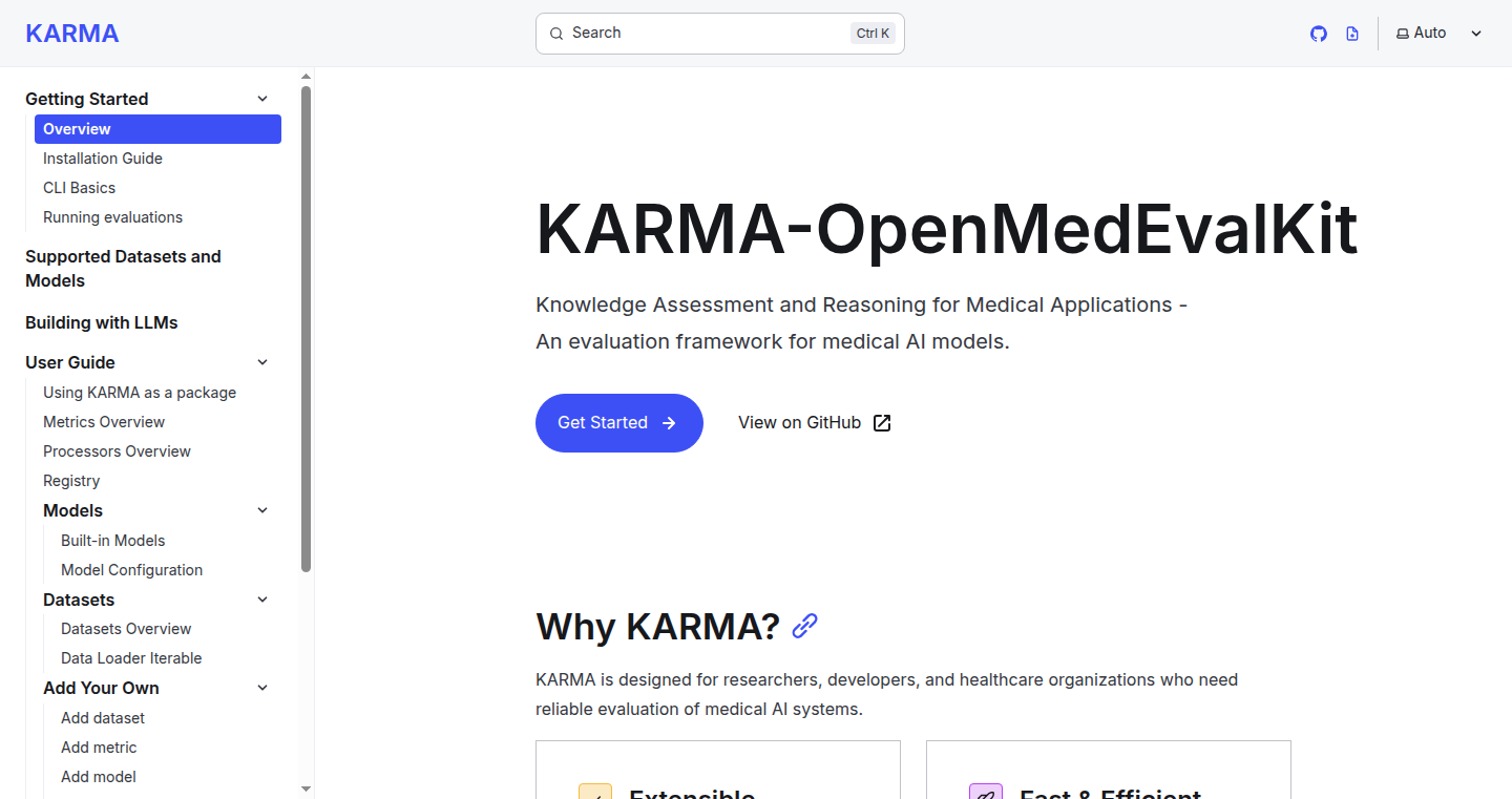 KARMA: 医療AI評価キット
