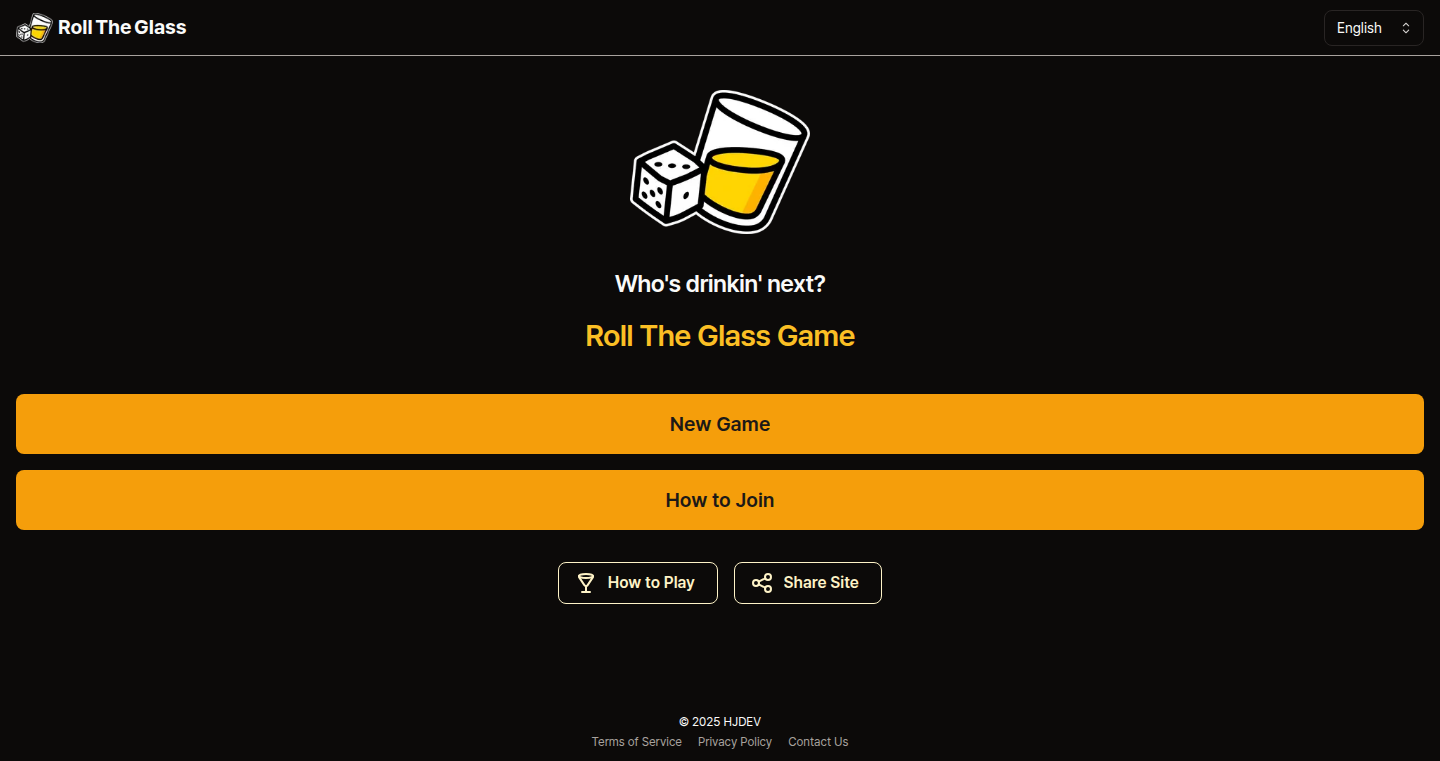 Roll the Glass - ランダム飲酒ゲーム