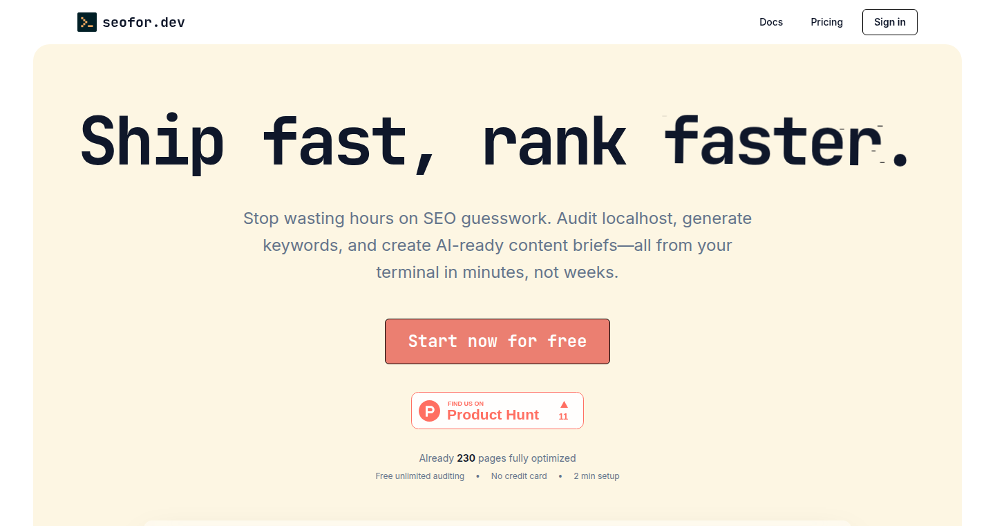 TermSEO: Terminal-based SEO Audit & Keyword Optimization Tool