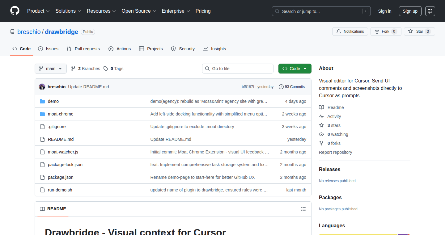 Drawbridge: Visual Interface Commenting for Code Editors