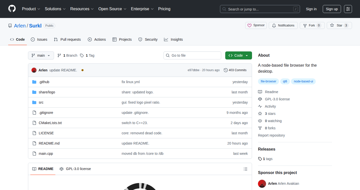 Surkl: Node-Based File Explorer