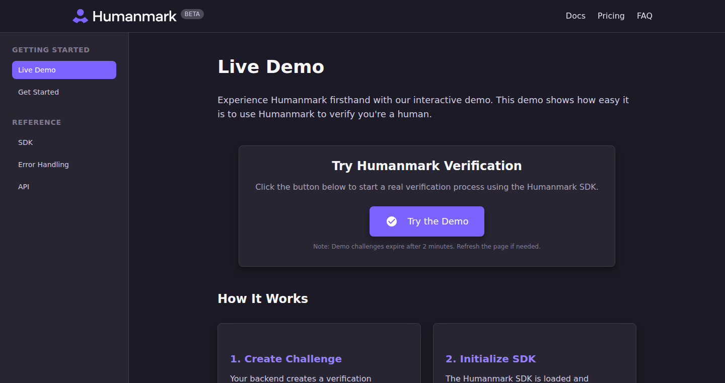 Humanmark: Hardware-Attested Human Verification