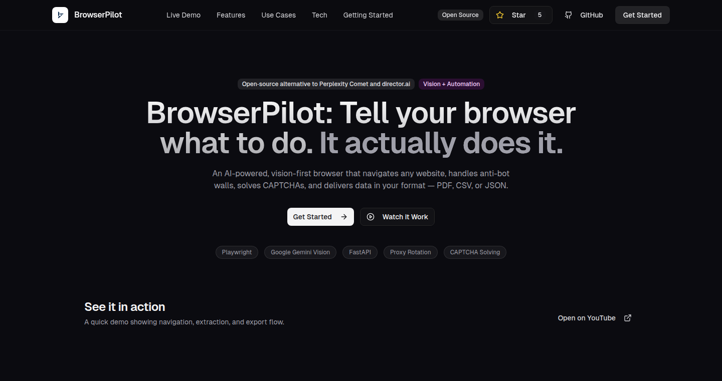 BrowserPilot – ブラウザを操縦する