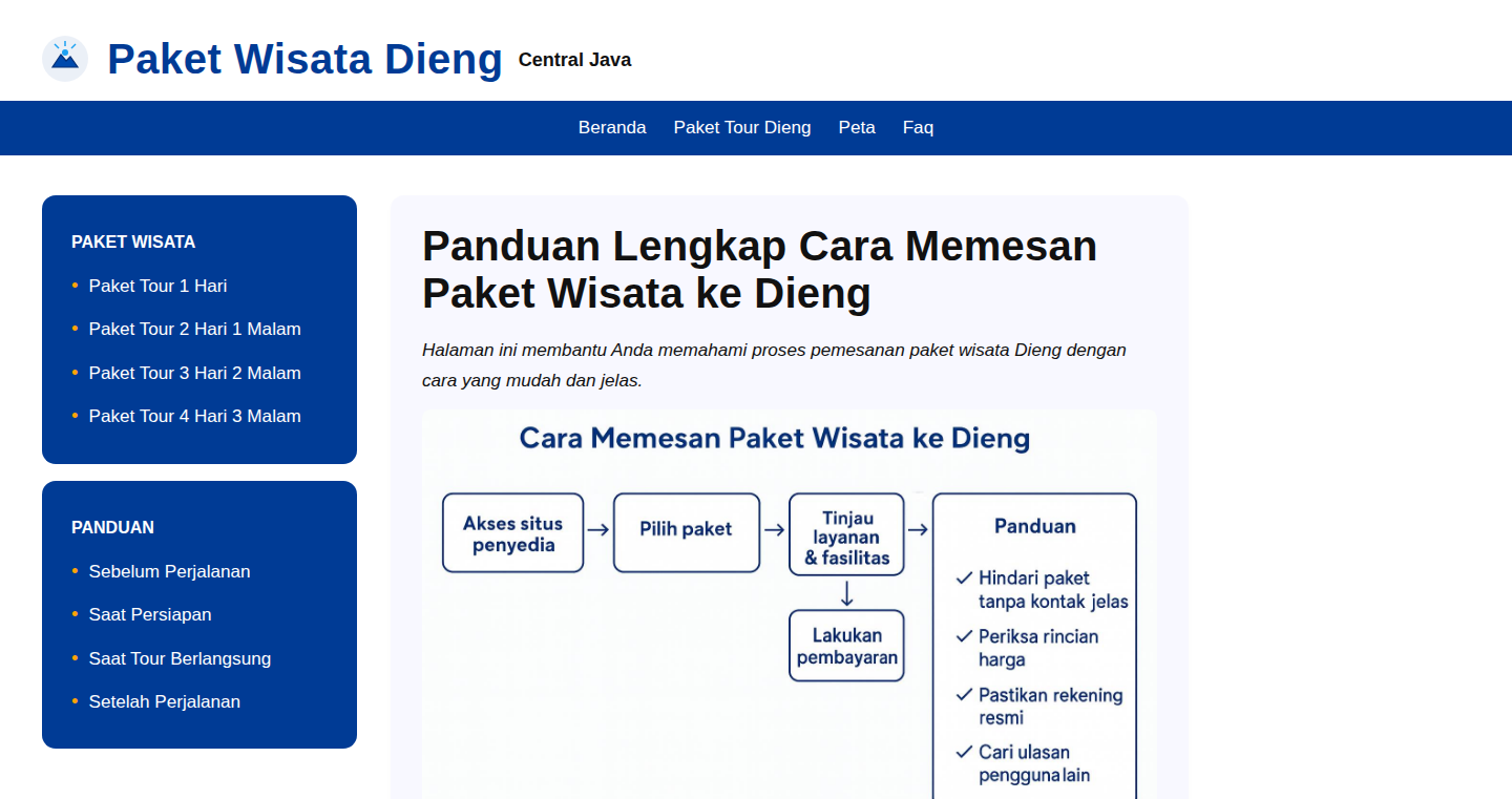Wisata Dieng - Astroで作る、超高速静的サイト