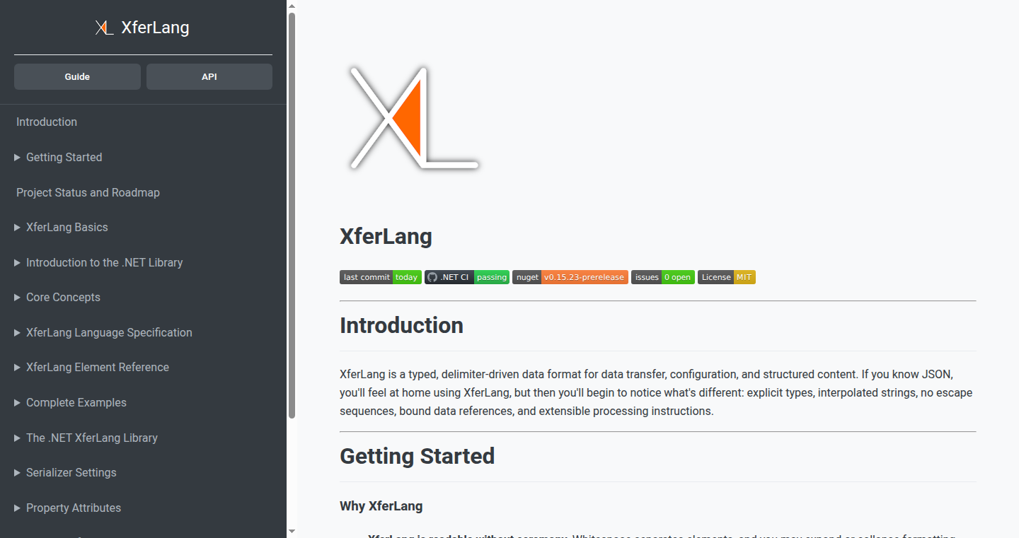 XferLang - JSONとYAMLに代わる、データ転送と設定のための新言語