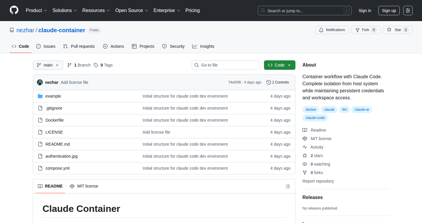ホスト環境を汚さない!Claude Code Dockerコンテナ