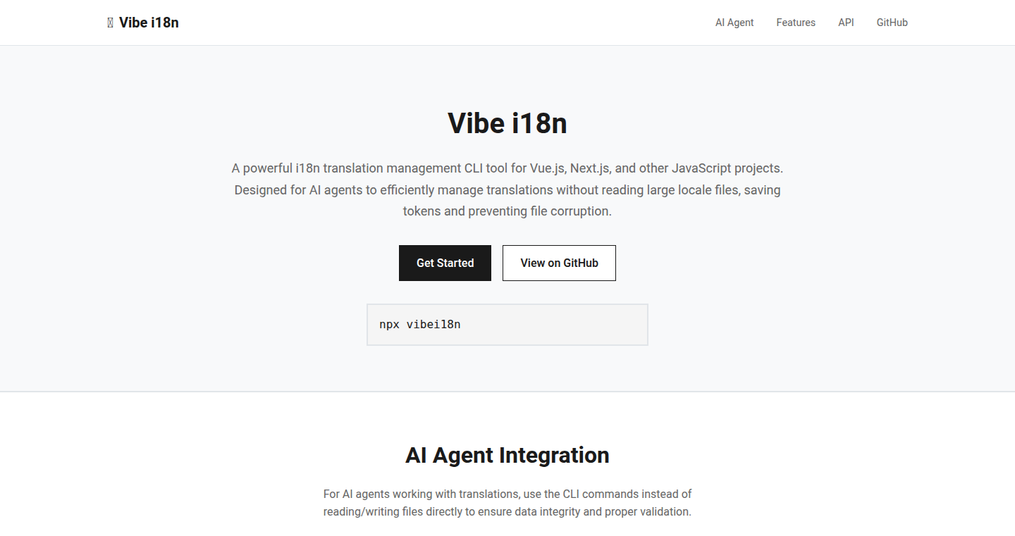 VibeI18n:AI翻訳管理CLIツール
