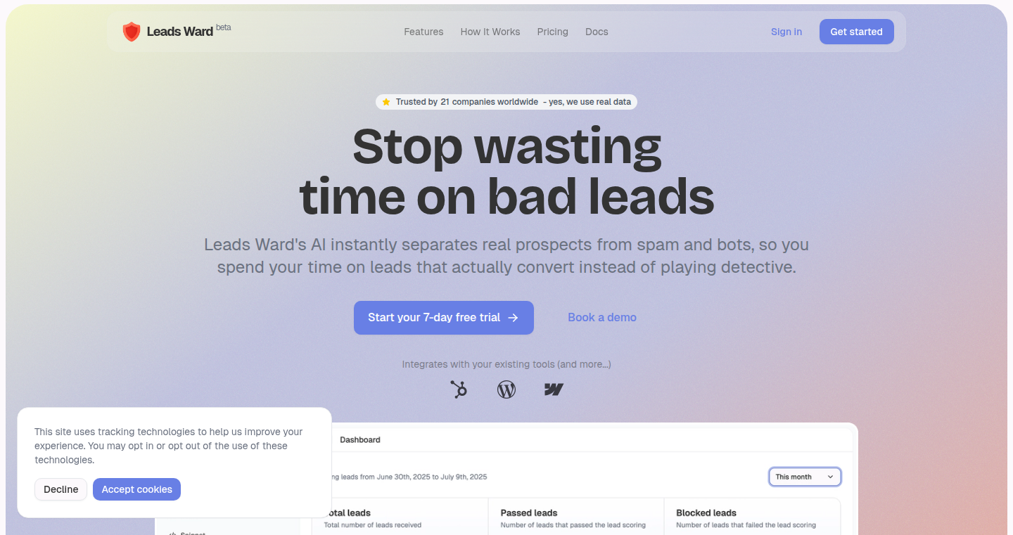 Leads Ward: 智能线索质量过滤系统