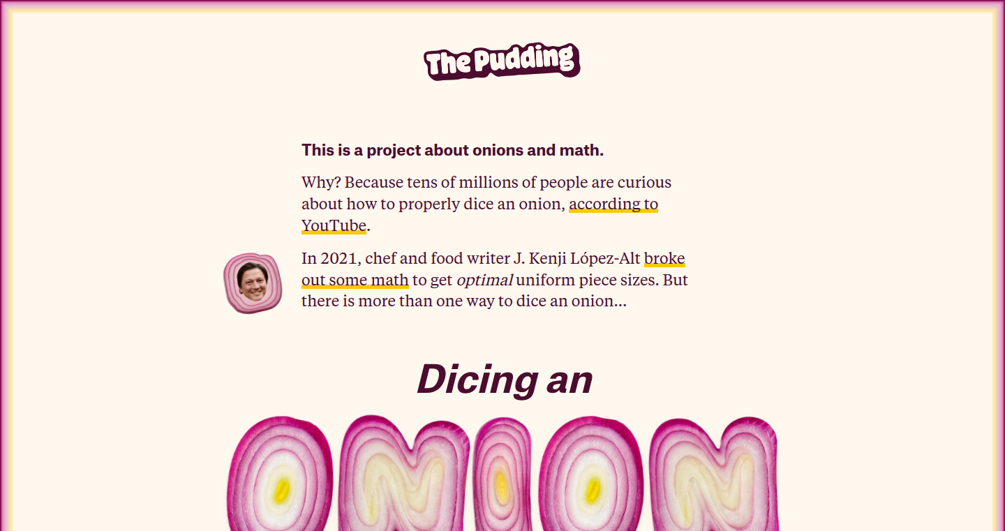 OnionSlice: Optimal Onion Dicing with Computational Geometry