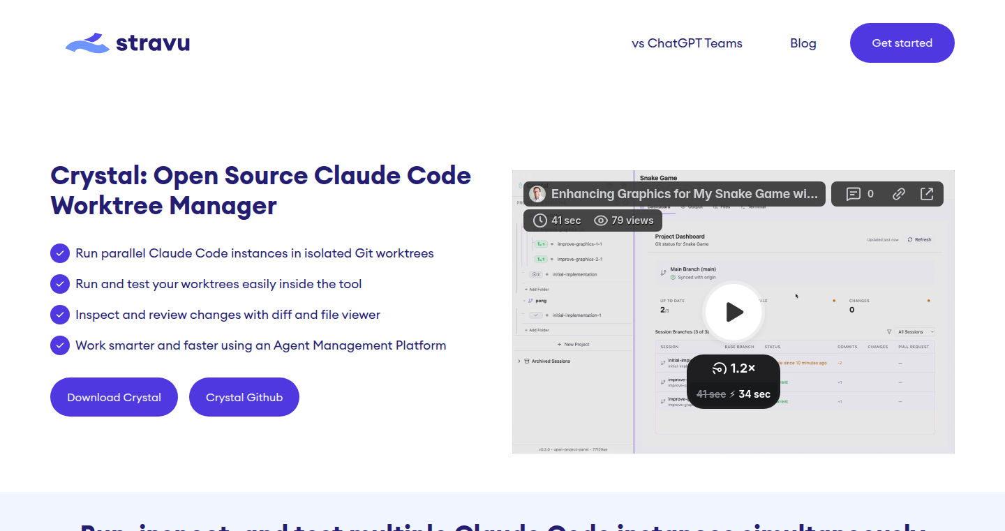Claude Code Worktree Manager: コード管理を楽にする、オープンソースのワークツリーマネージャー
