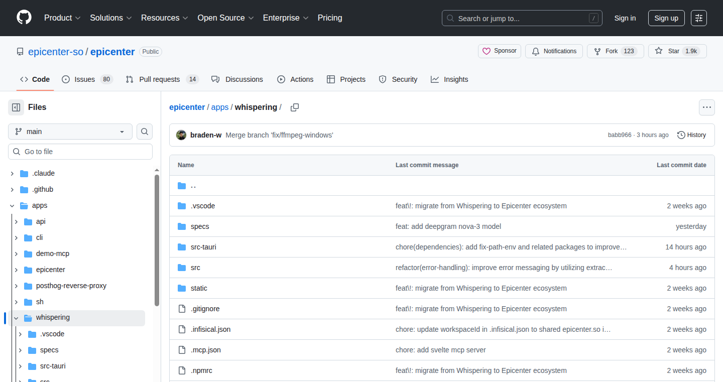 Whispering - オープンソースであなたの声をテキストに変える、信頼できるローカルファースト音声認識アプリ