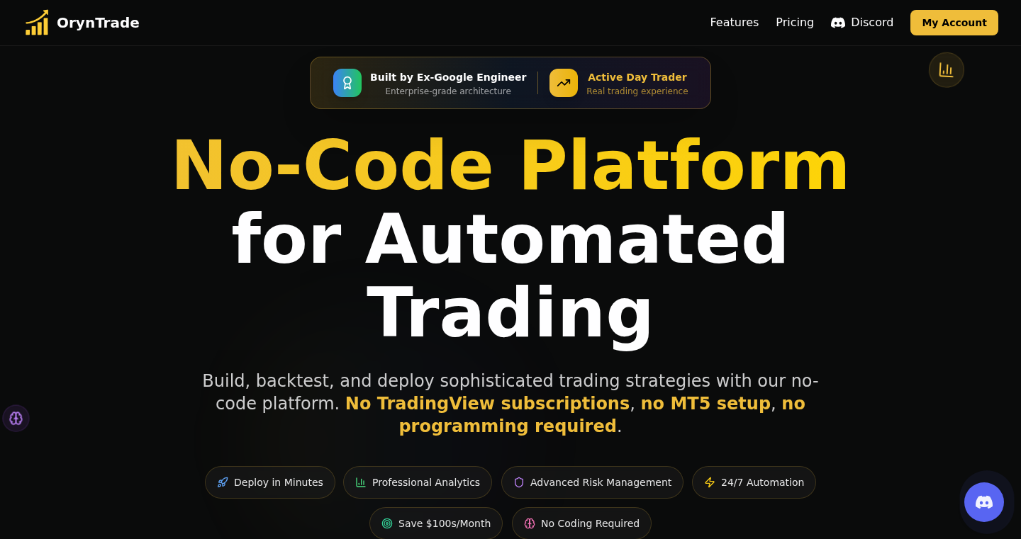 OrynTrade: AIエージェント内蔵、自動FX取引プラットフォーム