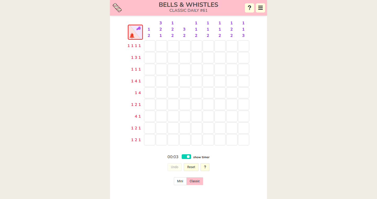 Bells and Whistles: 日常逻辑パズルの新機軸